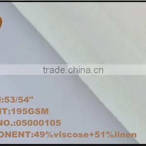 Yarn Dyed Viscose Linen Blended Weave Fabric for Garment and Home Textile thumbnail-2