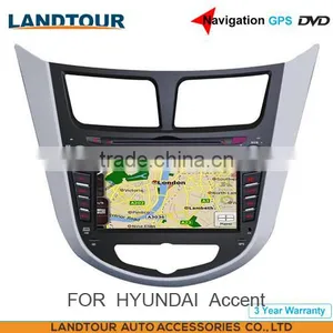 Car Multimedia Player Navigation GPS DVD for HYUNDAI Accent CE FCC ROHS thumbnail-1