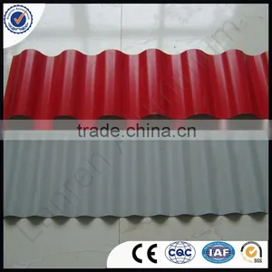 H18 pe Pvdf Color Coated Corrugated Aluminium Roofing Sheet thumbnail-1