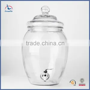 7.7L High Quality Glass Beverage Dispenser Jar Fruit Juice Glass Drink Dispenser thumbnail-1