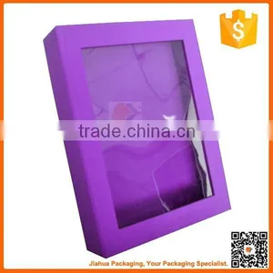 Apparel Packaging Magnetic Folding Cardboard Box With Window thumbnail-1