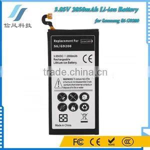 For Samsung S6 G9200 3.85V 2850mAh Li-ion Cell Phone Battery Black thumbnail-3