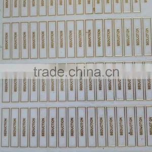 Computer Sticker, Metal Sign, Electroform Sticker, Adhesive Metal Nameplate,Brand Sticker, Perfume Bottle Sticker thumbnail-1