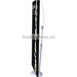 Silver Aluminum Economic x Stand System With Round Base thumbnail-1