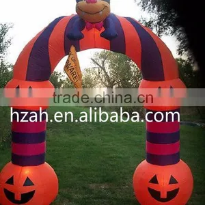 Inflatable Halloween Arch Pumpkin Cat/ Halloween Decoration Inflatable Pumpkin Archway thumbnail-1
