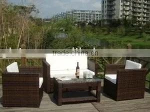 Rattan Patio Furniture Sofa Set F1003A thumbnail-1