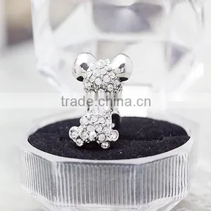 Rhinestone Dust Plug Luxurious Crown Earphone Dust,promotion Gift A46 thumbnail-3