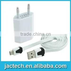 2 in 1 Usb Charger Usb Cables For Iphone 5s/6s 1A EU Plug Wall Charger thumbnail-3