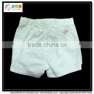 BKD Plain White Summer Baby Shorts thumbnail-2