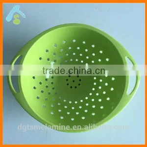 Reusable Melamine Large Colander Bowl With Handles thumbnail-6