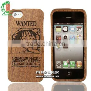 Solid Wood Gold Foil Printed Metal Phone Case For Iphone 6 thumbnail-1