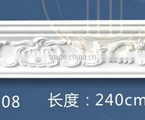 Polyurethane PU Foam Crown Molding / PU Ceiling Decorative Cornice for Interior Decoration From Henan Factory pu Cornice thumbnail-2