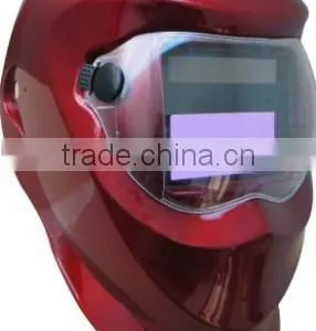 Red Color Auto Darkening Welding Mask Helmet thumbnail-1