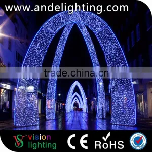 Wholesale New Motif Arch Outdoor Solar Christmas Decoration Light thumbnail-1
