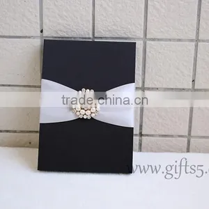 Black Wedding Invitation Boxes Wholesale thumbnail-1
