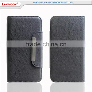 Leather Universal Flip Smart Phone Wallet Style Leather Case thumbnail-1