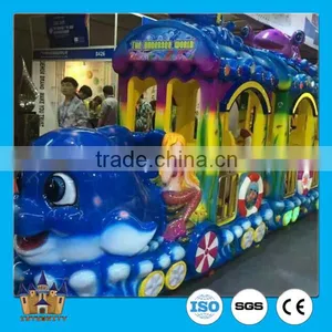 2016 New Product Used Amusement Park Rides Elephant Track Train For Kids / Adults thumbnail-4