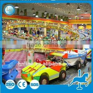 2016 Amusement Park Mini Electric Train Amusement Train Rides High Quality Mini Shuttle for Sale thumbnail-1