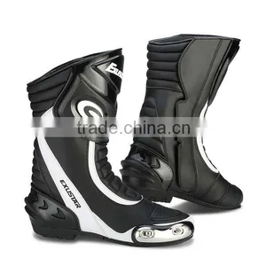 Multi-use, Motorcycle Racing Black/white Boots thumbnail-1