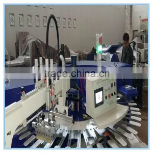 1color Anti Slip Gloves / Socks Silicone Automatic Printing Machine thumbnail-2