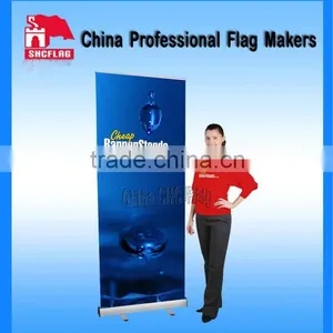 Promotion Custom Display Rollup Rotating Banner Stand thumbnail-1