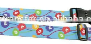 OME Custom Promotional Sublimation Luggage Strap With Buckle thumbnail-2
