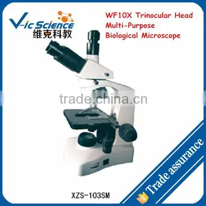 XSZ-103SM WF10X Trinocular Head Multi-Purpose Biological Microscope thumbnail-1