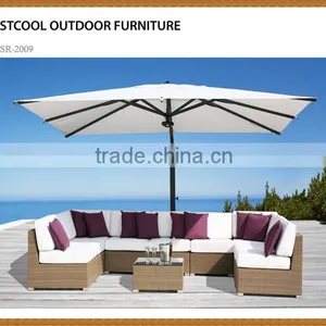 Elegant Rattan Wicker Restaurant Outdoor Furniture thumbnail-1