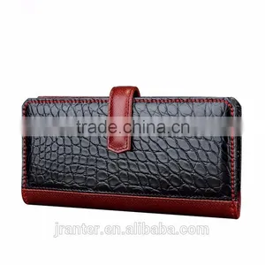 Luxury High-end Fashion Men Wallet Genuine Crocodile Leather Mens Long Wallet thumbnail-2