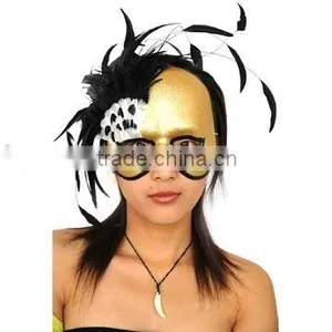 Golden Face of Feather Mask-60 thumbnail-1