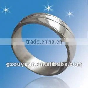Fashionable Titanium Laser Engraved Ring thumbnail-1