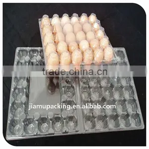 Clear Plastic Chicken Egg Tray for Thirty Eggs thumbnail-1