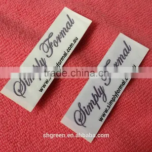 Dark Brown Basis Shiny Golden Metallic Thread Logo Woven Patches thumbnail-3