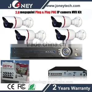 4 Channel POE NVR Kit With 1.0MP 1 /4" OV CMOS Sensor With IR Cut Filter thumbnail-1