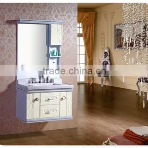 Modern Design High Quality Pvc Bathroom Mirrored Cabinet thumbnail-1