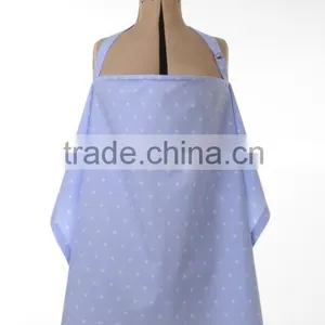 Privacy Nursing Udder For Infant Wrap Large Roomy Breathable 100% Light Cotton Pink Dot Printed Apron thumbnail-2