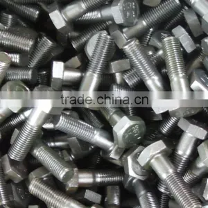 Black Double Threaded Stud Bolt And Nut thumbnail-4
