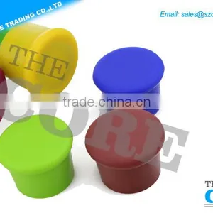BA-036 Customized Color Silicone Bottle Stopper, Beer Bottle Stopper, Wine Stopper thumbnail-1