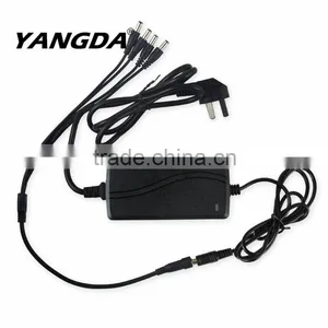 12V 4A 60W DC Power Supply With 8 Way CCTV Power Splitter Cable thumbnail-1