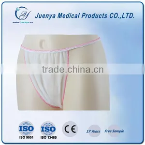Hot Open Sex Dark Blue Disposable Nonwoven Women Bikini thumbnail-3