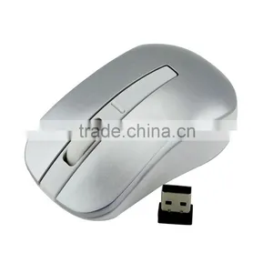 White Gaming Mouse Slim 2.4G Wireless Mouse With USB Receiver thumbnail-3