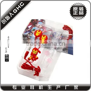 Superman Earphone With 3D PVC Design Earbuds for Kids thumbnail-4