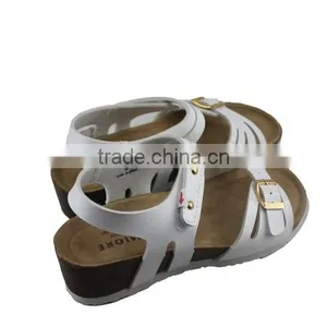 2015 Summer Cork Outsole Lady Comfortable Platform Sandal Shoe thumbnail-3