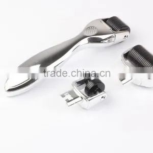 Silver 3 in 1 Microneedles Derma Roller for Hair Loss Treatment thumbnail-3