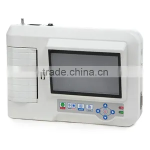 Portable Ecg Machine Digital 6-channel Touch Screen Color Electrocardiograph ECG EKG Machine With Software thumbnail-4