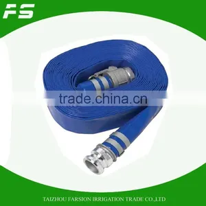Agro Lay Flat PVC Flexible Water Discharge Hose With Camlock Coupling thumbnail-1