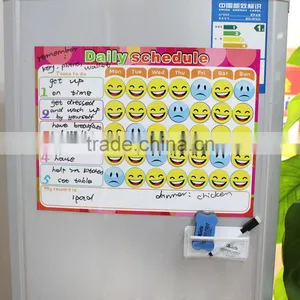 Custom Magnetic Weekly Planner Fridge Magnetic Board To-do List Kids Chores Chart thumbnail-1