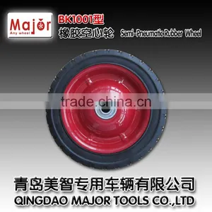 10 Inch Semi-pneumatic Rubber Tire Wagon Wheels thumbnail-2
