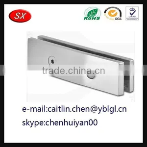 DIY Stainless Steel Bracket Clamp Handrail Glass Clip Holder 10-12mm thumbnail-1