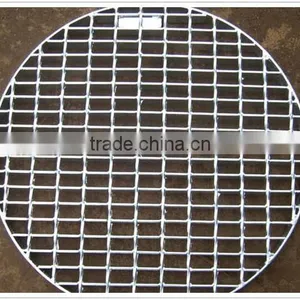 Hot-dipped Galvanized Serrated Steel Gratings/I Bar Grating/ Plain Steel Grating thumbnail-1